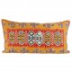 Grand coussin ethnique Comana, Kilim Rouge et Orange