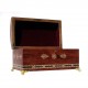 Coffret en bois et marqueterie Hotep brun