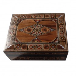 Coffret oriental en marqueterie Toum, artisanat d'art