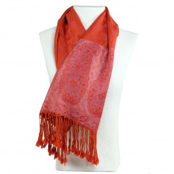 Pashmina rouge groseille Hayal