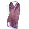 Foulard pashmina Hayal parme