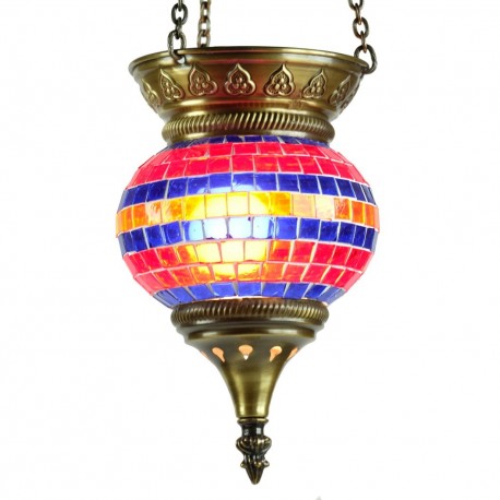 Lampe mosaique turque orientale Suwâ