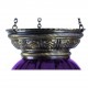 Lanterne exotique orientale violette Kirisha pour décoration bohème
