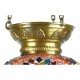 Lampe turque mosaique multicolore Ninmah