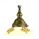 Lampe orientale suspendue en laiton Adana