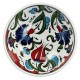 Vaisselle turque orientale, coupelle en céramique Ceylan 12cm, style Iznik