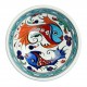 Vaisselle artisanale, petit bol décoré de poissons colorés Balik 12cm