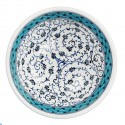 Bol apéritif Hava 12cm avec frise turquoise