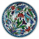 Vaisselle orientale, Bol décoré de fleurs Ceylan 20cm