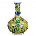 Soliflore jaune, vase décoratif Derya 20cm