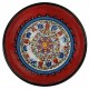 Cadeau déco, bol rouge oriental Timur 25cm