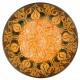 Bol original orange Dira Orange 20cm, en faïence orientale