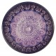 Bol violet oriental Dira Violet 25cm, style Firuze