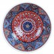 Bol artisanal céramique d'art Aysel 25cm, style ottoman Iznik