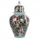 Céramique Turque, jarre Esari 30cm avec motifs floraux