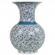 Beau vase Iznik oriental Hava 30cm, céramique décorée de spirales