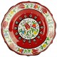 Assiettes murales ottomanes rouges Kiraz 18cm, décoration orientale