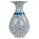 Vase céramique Hava 30cm avec motifs spiralés ottoman Iznik