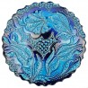 Assiette artisanale Emel turquoise 18cm