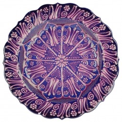 Assiette turque Aylin violette 25cm