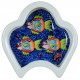 Idée cadeau insolite, coupelles à apéritif Balik bleu décorées de poisson