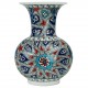 Vase marocain oriental Melis 20cm, décor géométrique