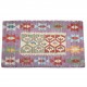 Grand coussin artisanal violet en kilim Tyana