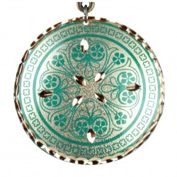 Pendentif vert artisanal Nafis