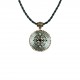 Collier oriental noir en cuivre Nafis