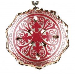 Pendentif ethnique rouge Turan