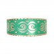 Bracelet ethnique vert en cuivre Daria