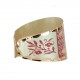 Cadeau artisanal, Bague artisanale en cuivre Kasra rouge design oriental