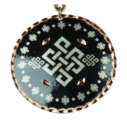 Pendentif fantaisie Yashar noir