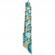 Boucles d'oreille spirale turquoises Emna, design tribal