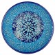 Bols turquoises Tolga 15cm en céramique décorée de motifs fleuris orientaux 