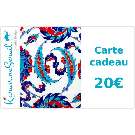 Carte Cadeau 20€ KaravaneSerail