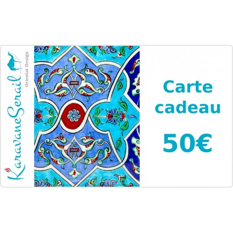 Carte Cadeau 50€ KaravaneSerail