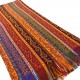 Tissu ethnique coloré Batys 1m40, utilisable en couverture de table, tenture...