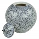 Cadeau chic, pot rond Hava 20cm en porcelaine turque