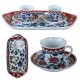 Service à café oriental Ceylan en porcelaine Iznik