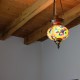 Lampe turque mosaique multicolore Ninmah
