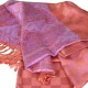 Pashmina rouge groseille Hayal style boho chic