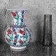 Vase bohème design ottoman Lalé en céramique artisanale d'Iznik
