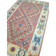 Tapis kilim rouge vintage K3