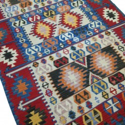 Tapis ethnique en kilim K4, décoration bohème