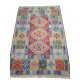 Tapis kilim coloré décoré de motifs ethniques K7