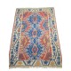 Tapis Oriental Decor Bleu et Rouge en Kilim K8