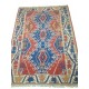 Tapis Oriental Decor Bleu et Rouge en Kilim K8