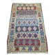 Tapis Kilim Pastel Vintage, Design Kurde K9