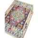 Tapis ethnique multicolore S17